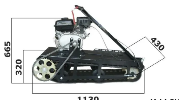 Мотобуксировщик XTREME-MOTORS "Конек-Горбунок" 6.5 л.с. в Первоуральске