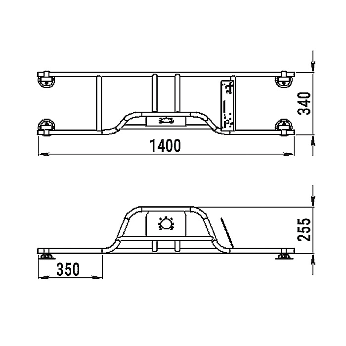 Стойка рулевая с бортовым креплением малая в Первоуральске