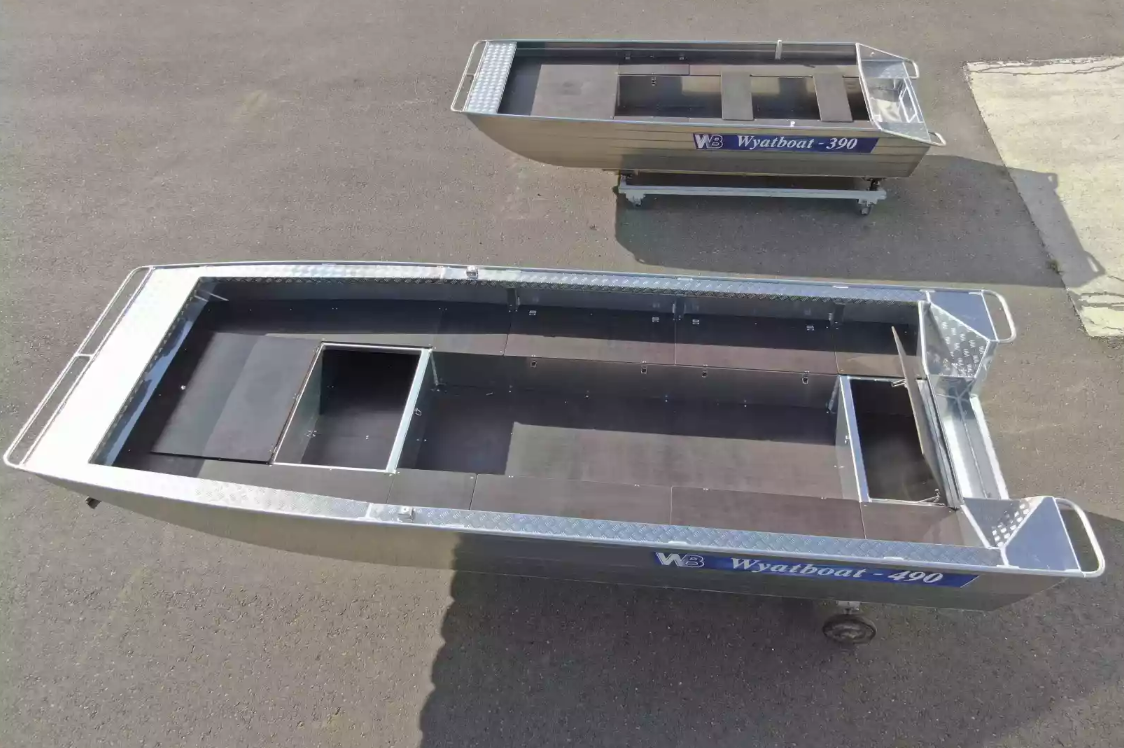 Алюминиевая лодка Wyatboat-490 Jonboat в Первоуральске