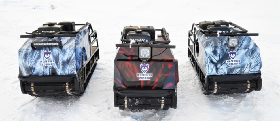 Мотобуксировщик Irondog (Железная собака) M500 20  Камуфляж Охотник в Первоуральске