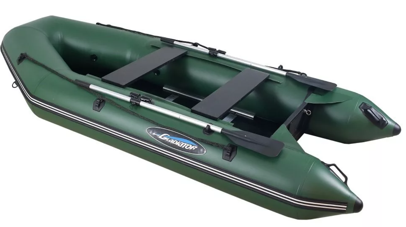 МОТОРНО-ГРЕБНАЯ ЛОДКА ПВХ GLADIATOR A 280 ТК С ФАНЕРНЫМ ДНОМ в Первоуральске