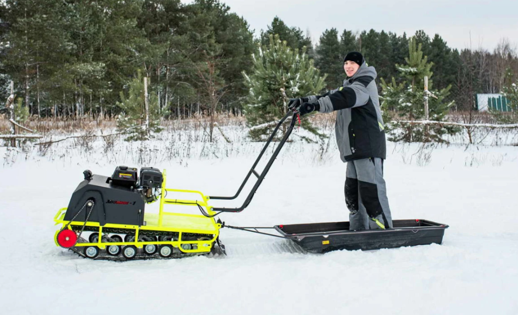 Мотобуксировщик Бурлак ХОЗЯИН-1 (капот ткань) в Первоуральске