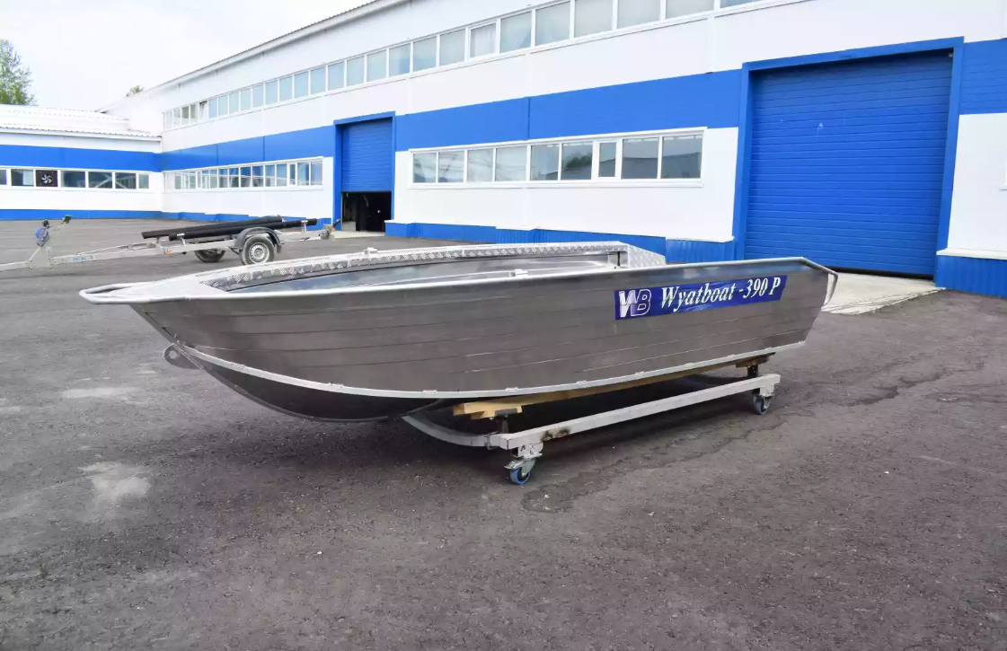 Алюминиевая лодка Wyatboat-390Р Увеличенный борт в Первоуральске
