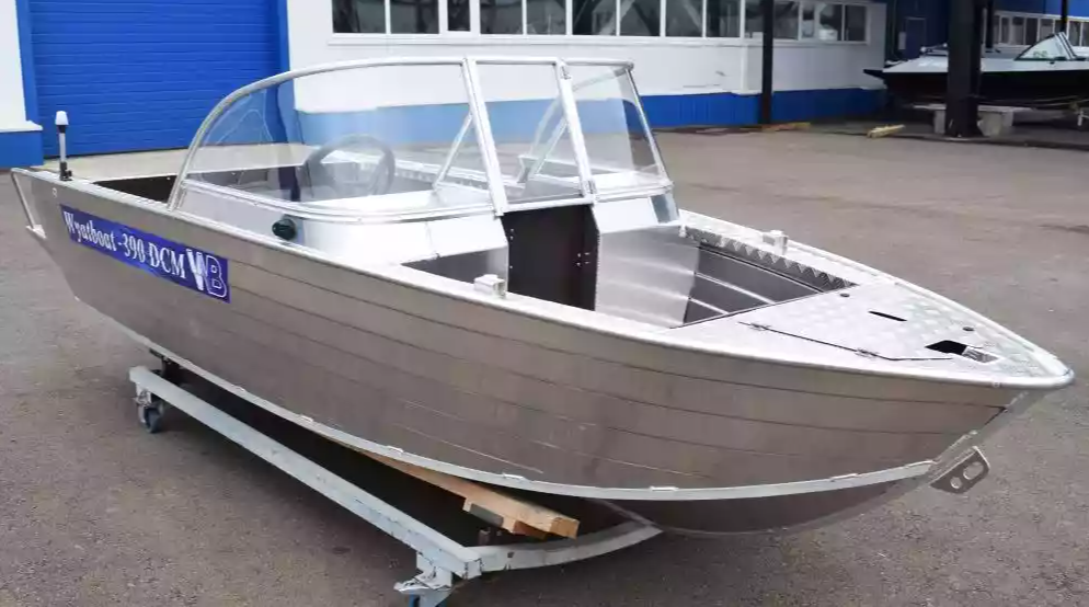 Алюминиевая лодка Wyatboat-390 DCM Увеличенный борт в Первоуральске