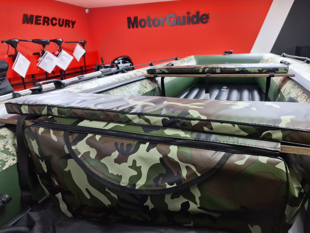 КОМПЛЕКТ МЯГКИХ НАКЛАДОК С СУМКОЙ ДЛЯ ЛОДОК 105Х20 КАМУФЛЯЖ в Первоуральске