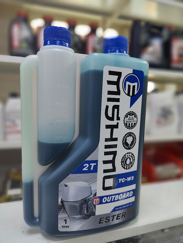 Масло MISHIMO 2T OUTBOARD (ESTER) полусинтетика 1 л в Первоуральске