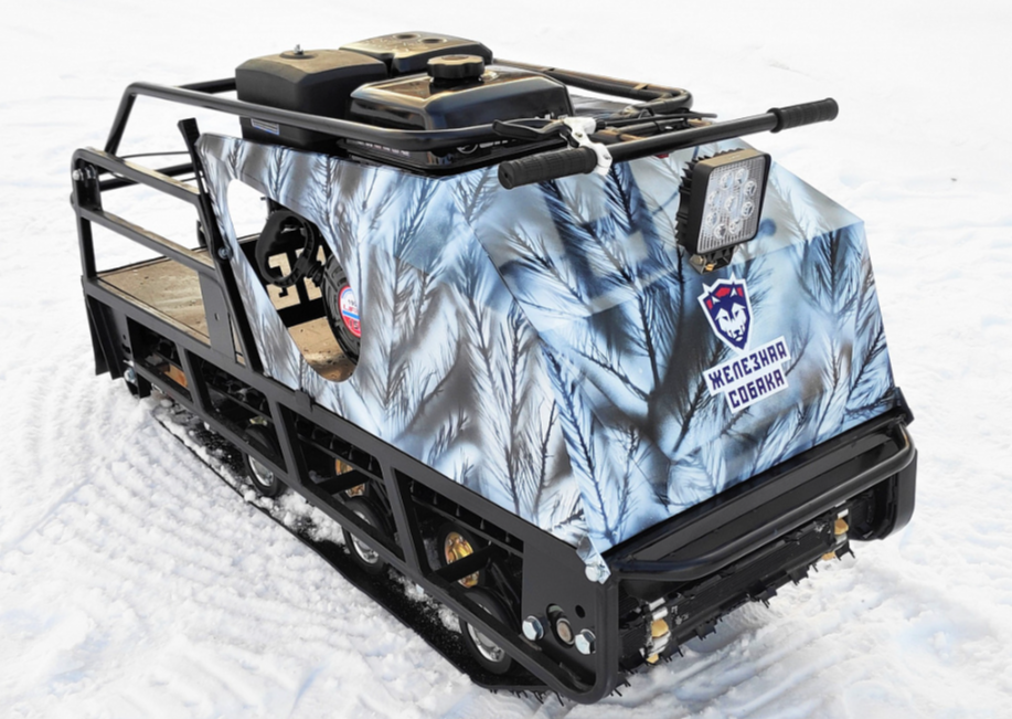 Мотобуксировщик Irondog (Железная собака) M500 20  Камуфляж Охотник в Первоуральске