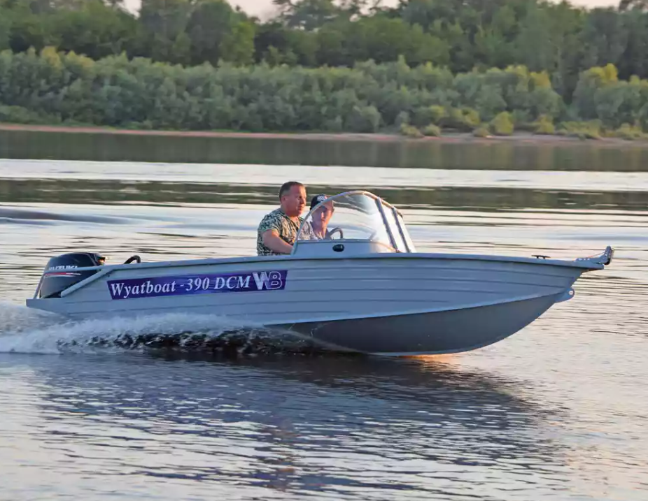 Алюминиевая лодка Wyatboat-390 DCM в Первоуральске