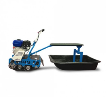 Мотобуксировщик НЕВА МС-1К с санями и сиденьем в Первоуральске