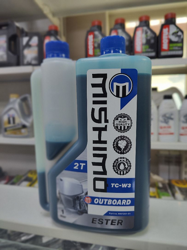 Масло MISHIMO 2T OUTBOARD (ESTER) полусинтетика 1 л в Первоуральске