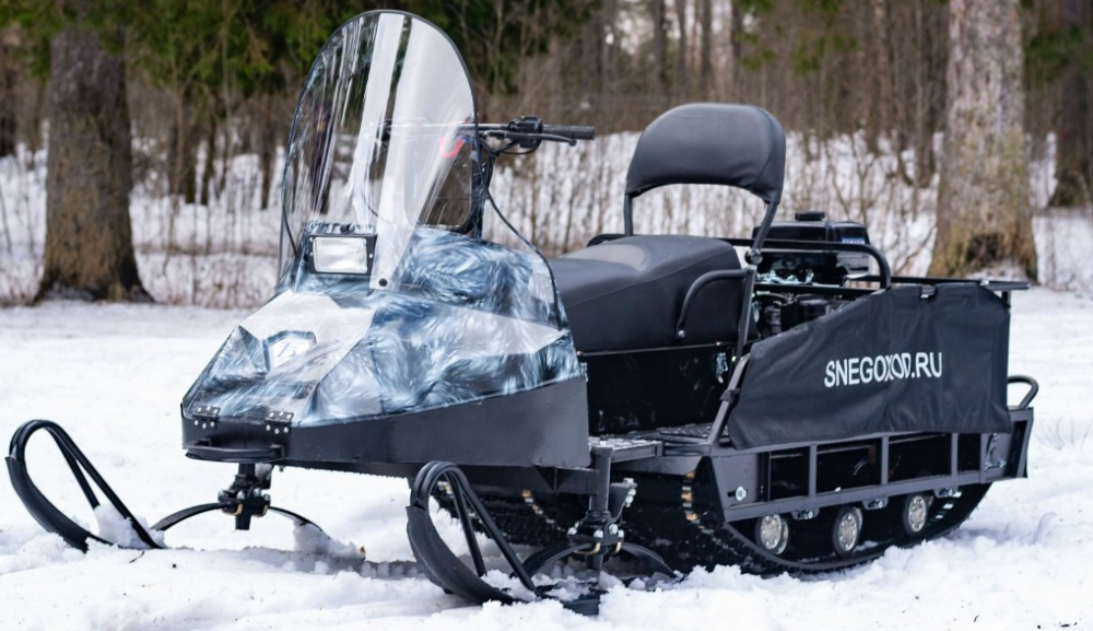 Миниснегоход Бурлак Егерь Экспедитор 17 л.с. , реверс, тормоз, капот белый в Первоуральске