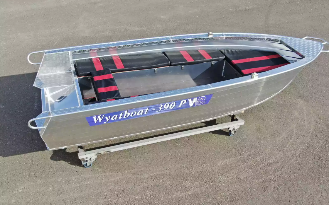 Алюминиевая лодка Wyatboat-390РМ увеличенный борт в Первоуральске