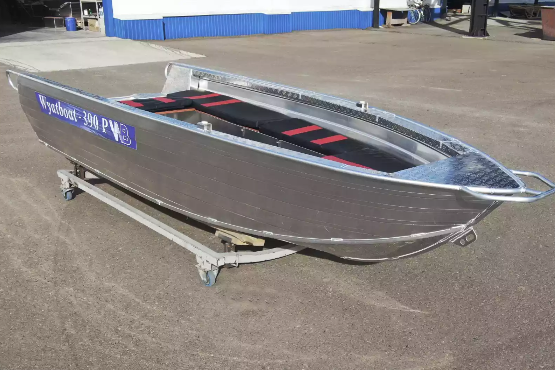 Алюминиевая лодка Wyatboat-390РМ увеличенный борт в Первоуральске