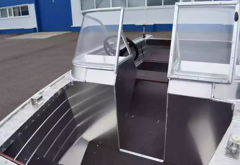 Алюминиевая лодка Wyatboat-390 DCM Увеличенный борт в Первоуральске
