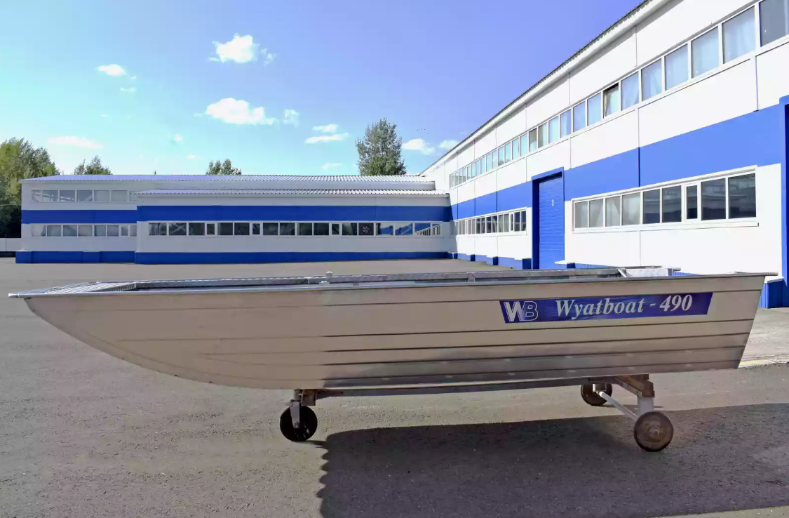 Алюминиевая лодка Wyatboat-490 Jonboat в Первоуральске