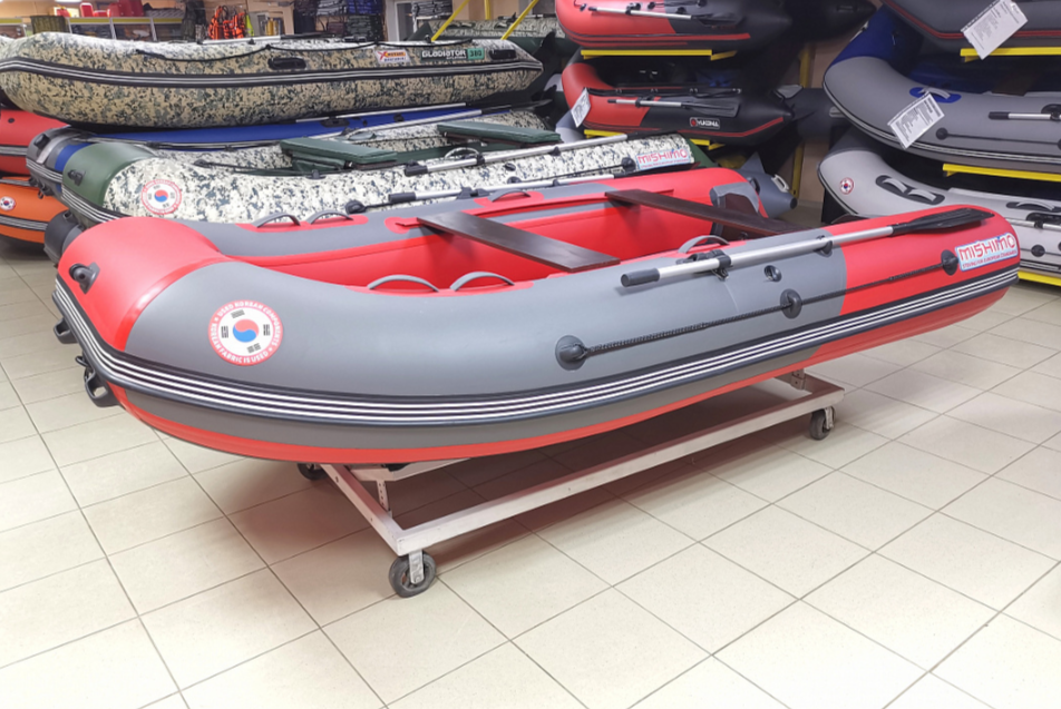 КОМПЛЕКТ Лодка MISHIMO PRO 350 + ЛОДОЧНЫЙ МОТОР MARLIN MP 9.9 (20) AMHS PRO в Первоуральске