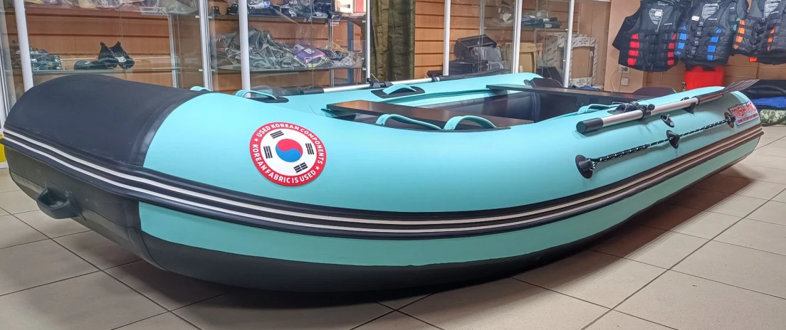 КОМПЛЕКТ ЛОДКА MISHIMO LITE 315 + МОТОР 5л.с в Первоуральске