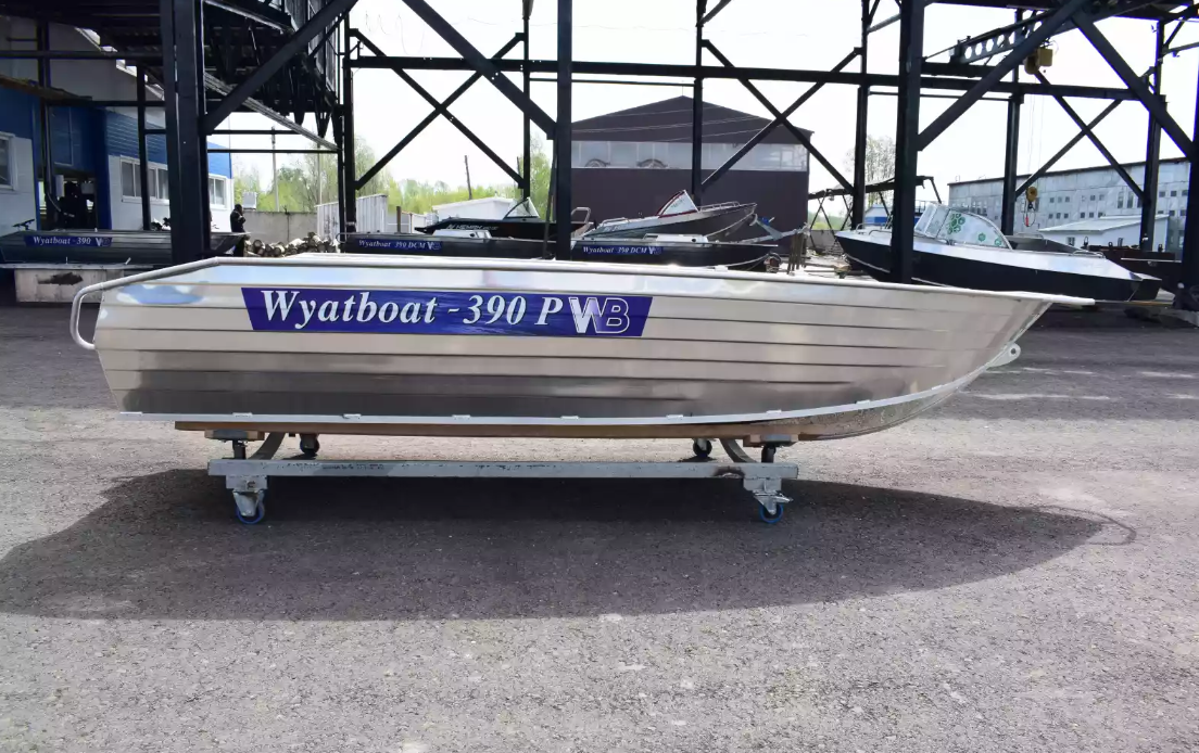 Алюминиевая лодка Wyatboat-390Р Увеличенный борт в Первоуральске