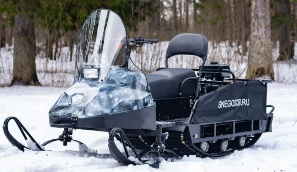 Миниснегоход Егерь Экспедитор 20 л.с. , реверс, тормоз, капот белый в Первоуральске