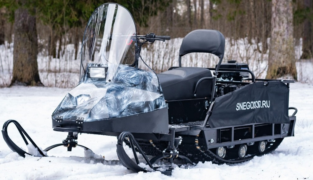 Миниснегоход Бурлак Егерь Экспедитор 17 л.с. , реверс, тормоз, капот белый в Первоуральске