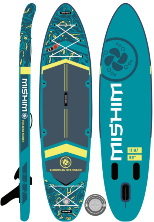 SUP (САП) Доска MISHIMO PRO-MAX Light Teal 11’ (335см) в Первоуральске