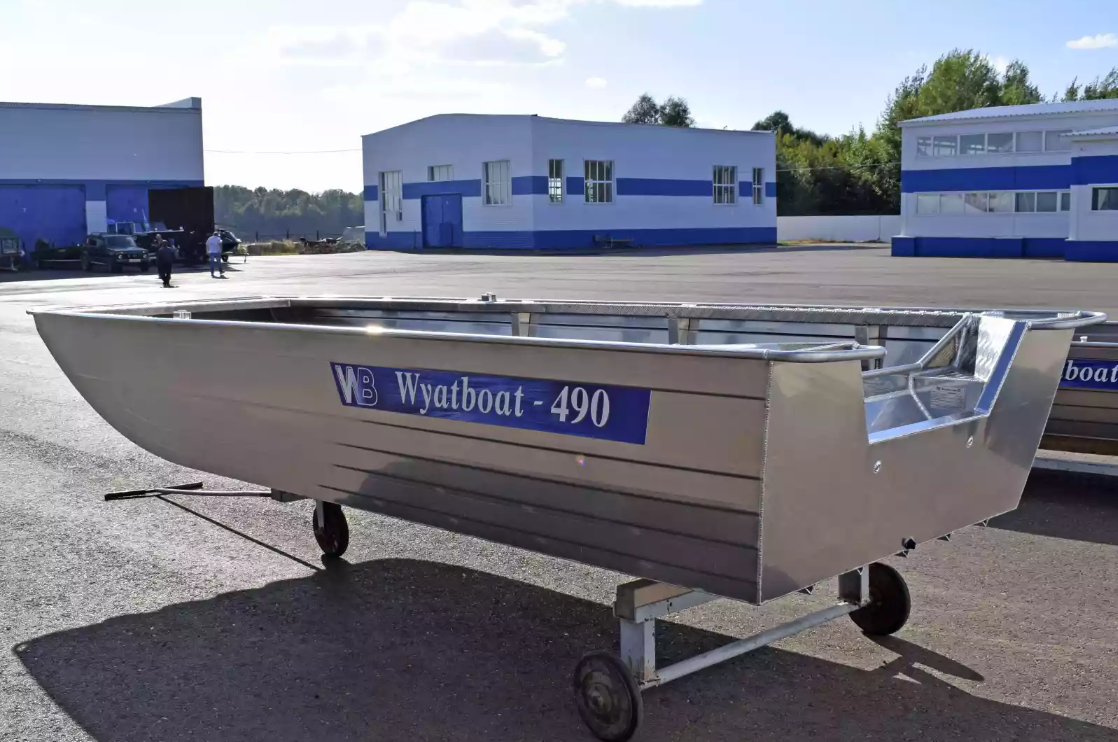 Алюминиевая лодка Wyatboat-490 Jonboat в Первоуральске