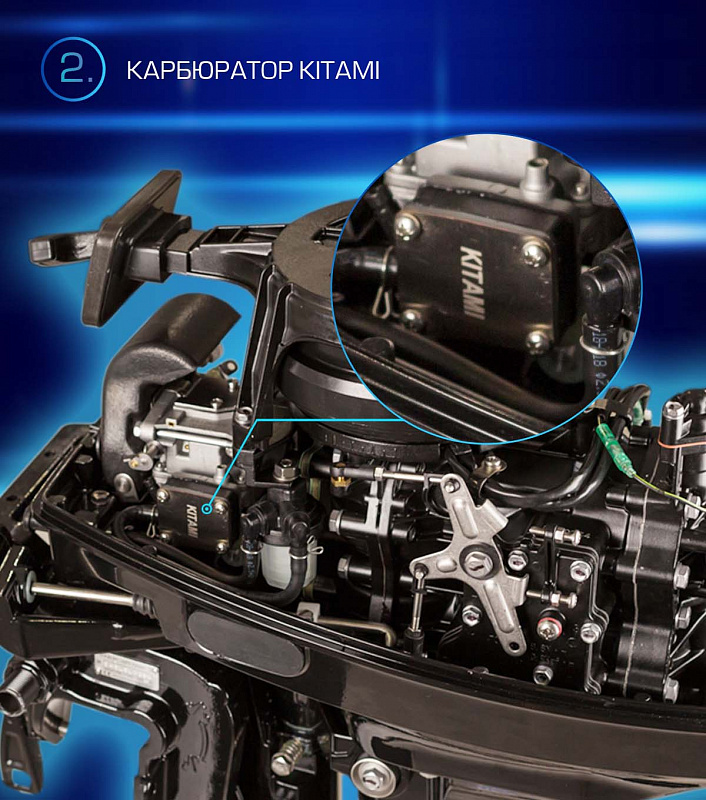 Лодочный мотор MARLIN PROLINE MP 9.9 (20) AWRL FORCE в Первоуральске