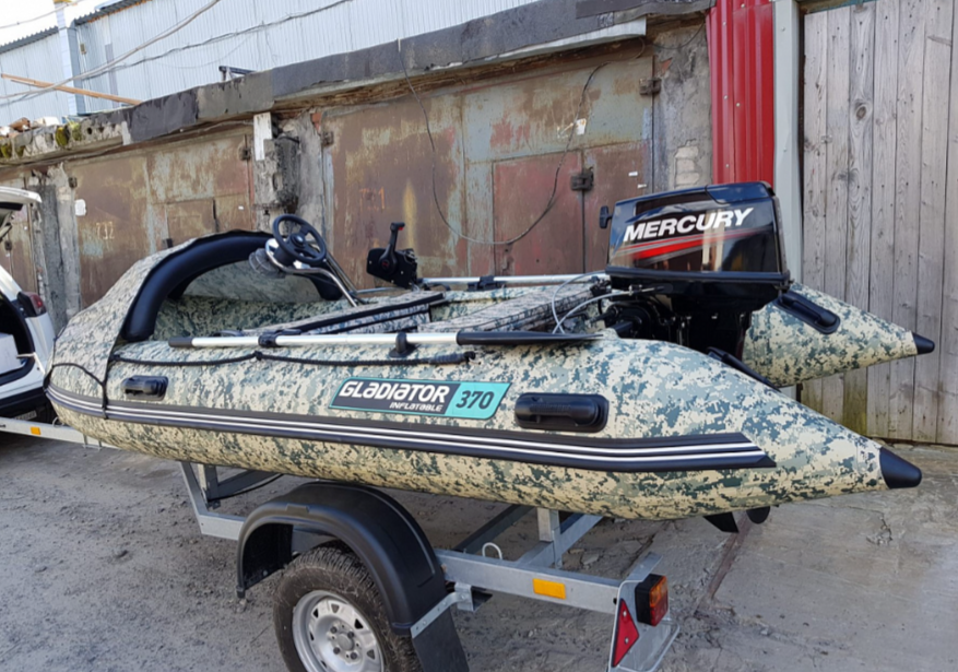 НАДУВНАЯ ЛОДКА GLADIATOR C370AL в Первоуральске