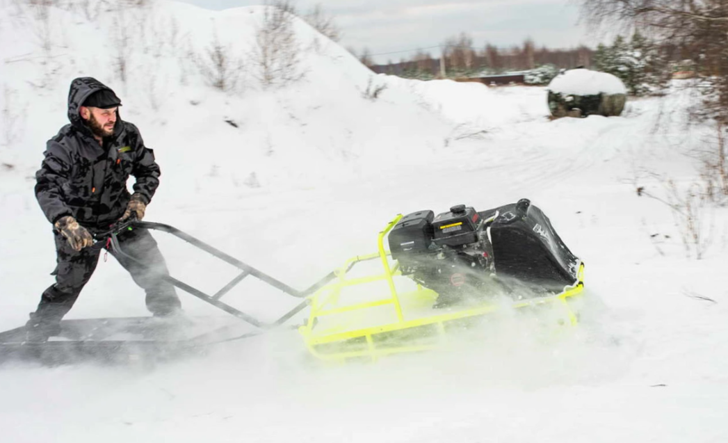 Мотобуксировщик Бурлак ХОЗЯИН-1 (капот ткань) в Первоуральске