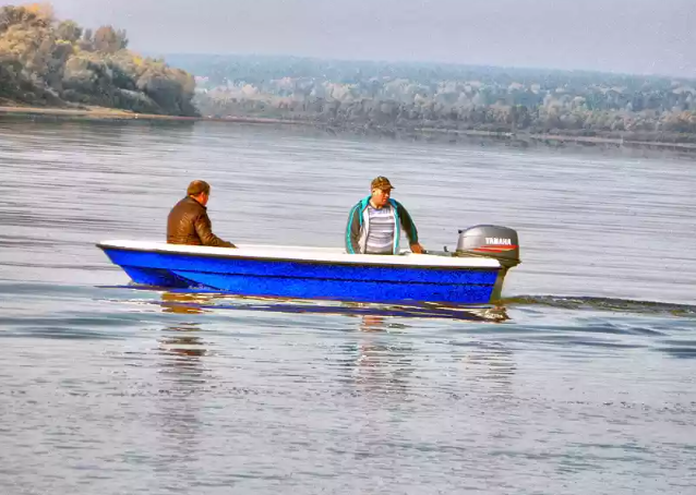 Стеклопластиковая лодка Wyatboat 430 тримаран в Первоуральске