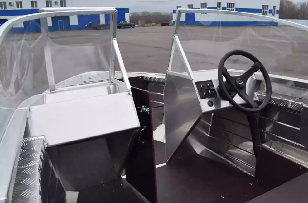 Алюминиевая лодка Wyatboat-390 DCM Увеличенный борт в Первоуральске