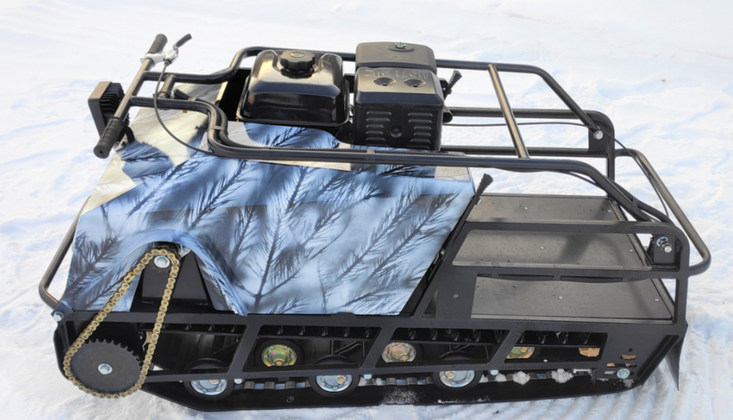 Мотобуксировщик Irondog (Железная собака) M500 20  Камуфляж Охотник в Первоуральске