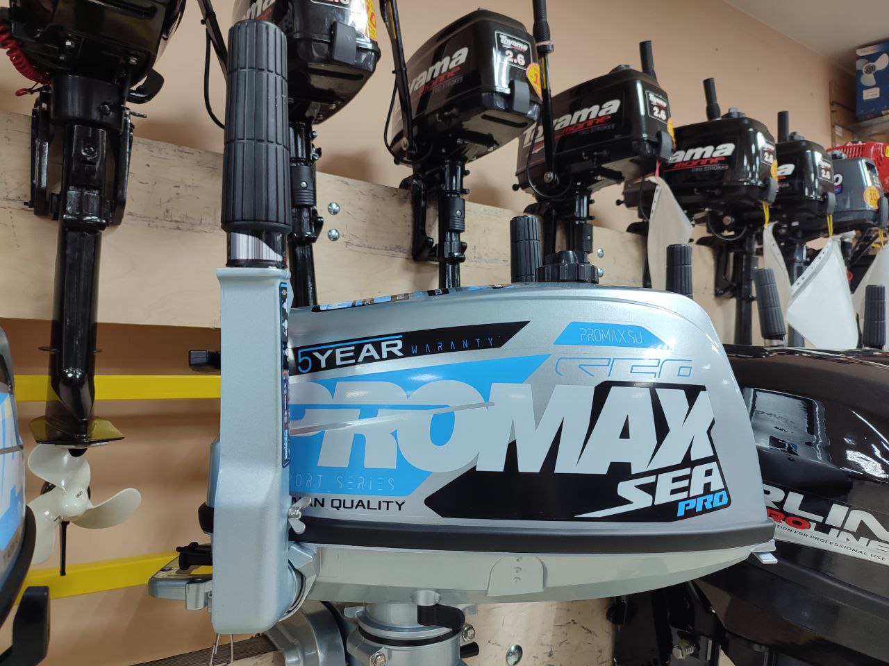 Лодочный мотор PROMAX SP5FHS (внешний бак 12 л) в Первоуральске