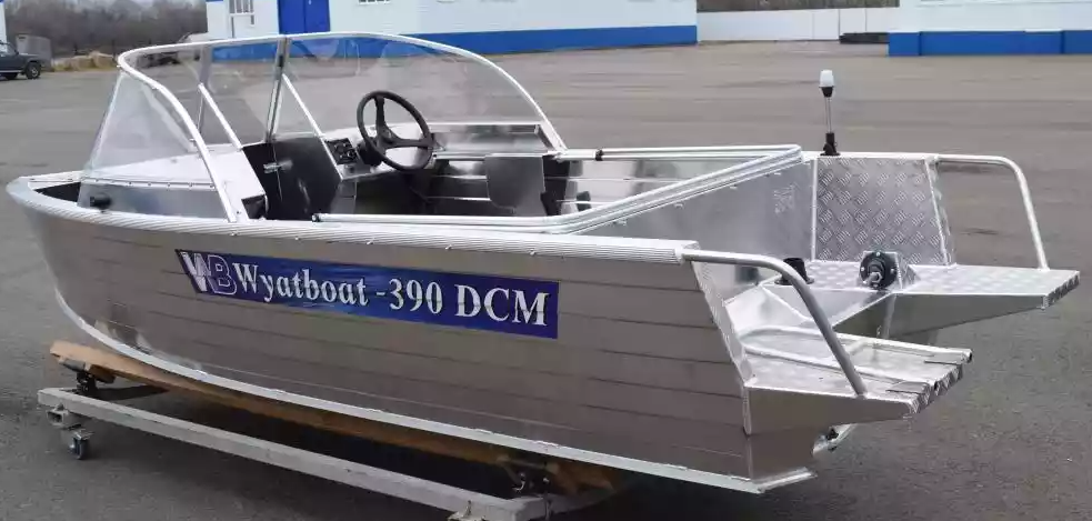 Алюминиевая лодка Wyatboat-390 DCM Увеличенный борт в Первоуральске