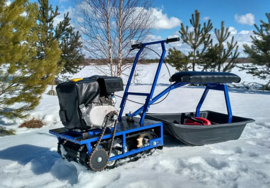 Мини-мотобуксировщик Альбатрос-М с фарой в Первоуральске