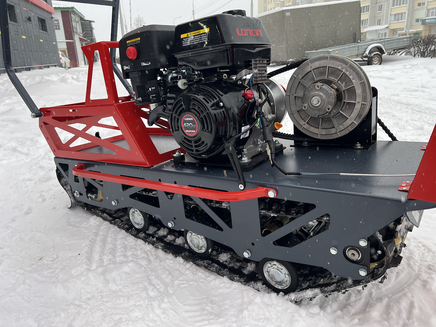 Мотобуксировщик EX-MOTO SNOWDOG S500 15л.с в Первоуральске