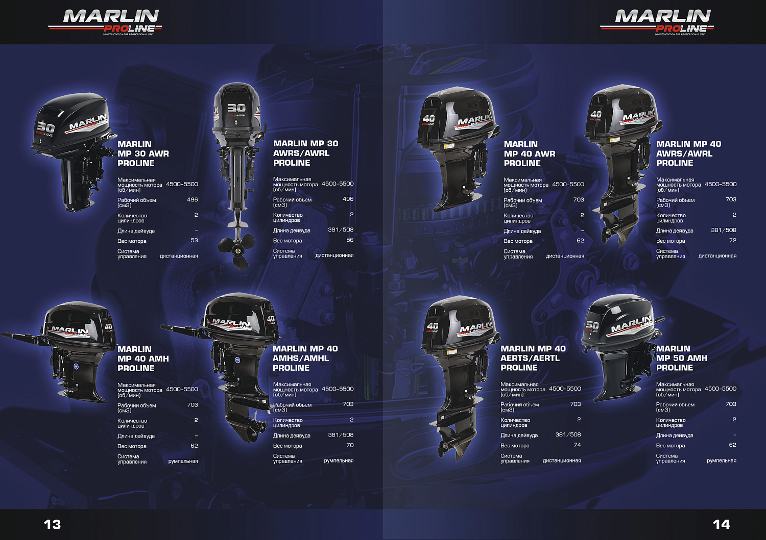 Лодочный мотор MARLIN PROLINE MP 40 AWRS в Первоуральске