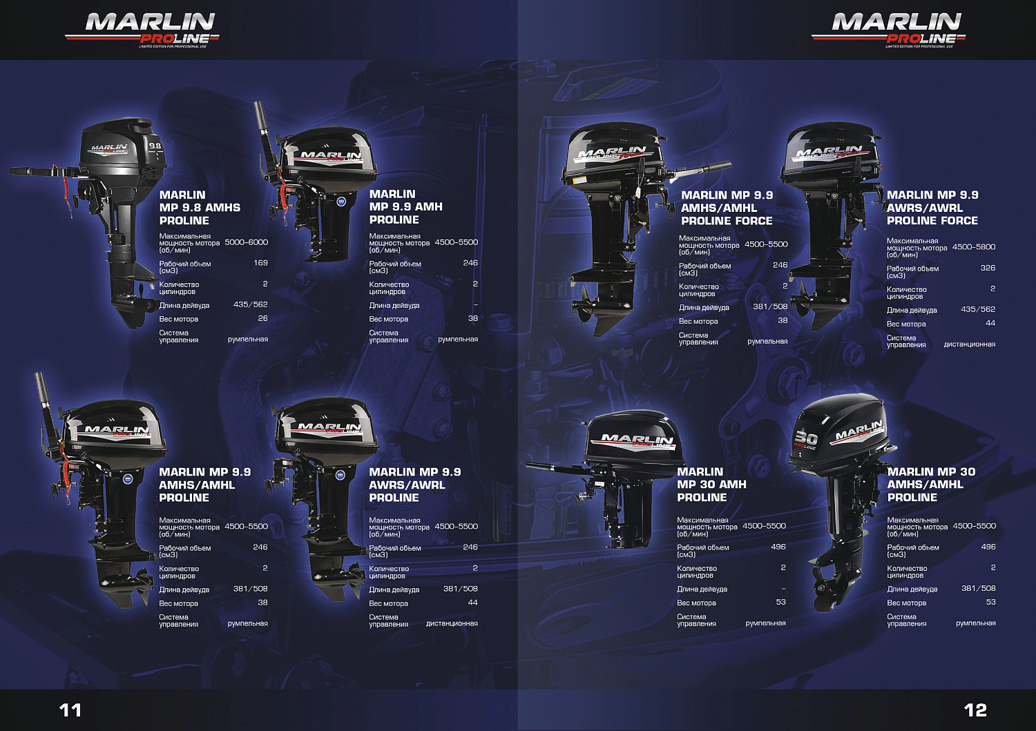 Лодочный мотор MARLIN PROLINE MP 40 AWRS в Первоуральске