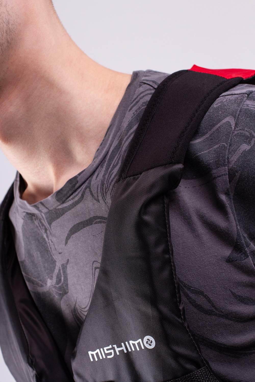 Жилет спасательный MISHIMO PRO Премиум качества Черно-красный в Первоуральске